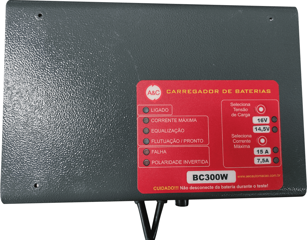 🔋 Carregador de Baterias A&C – Modelo BC300W