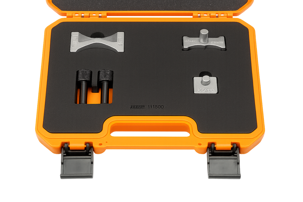 Conjunto de ferramenta para sincronismo dos motores VW EA111 1.0 16V e GM 1.6 a 2.4 16V (111500)